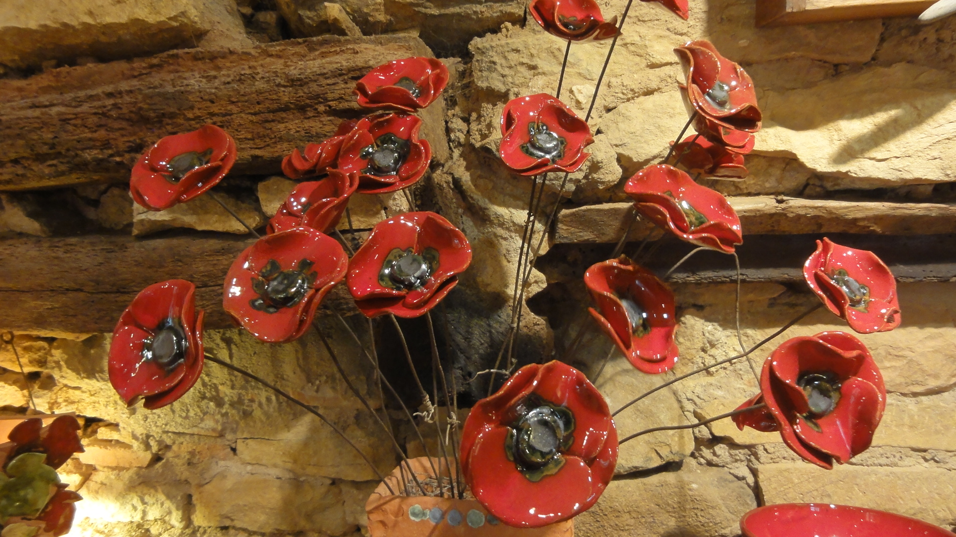 Coquelicots en bouquet